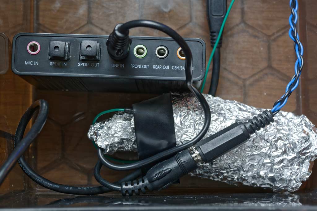 Ground loop isolator and USB soundcard